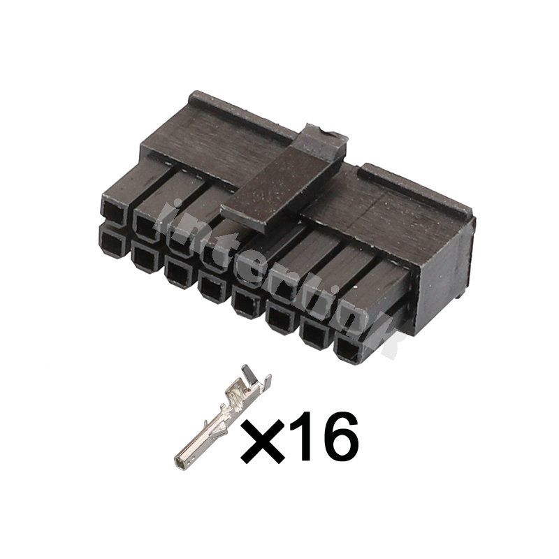 zástrčka Micro-Fit obal dutiniek 16P