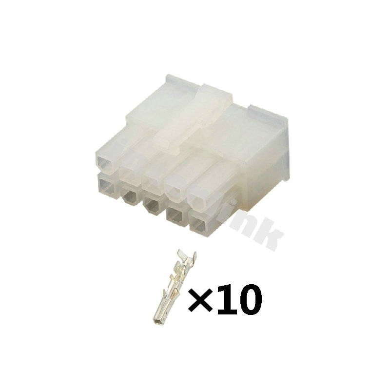 zástrčka Mini-Fit obal dutiniek 10P
