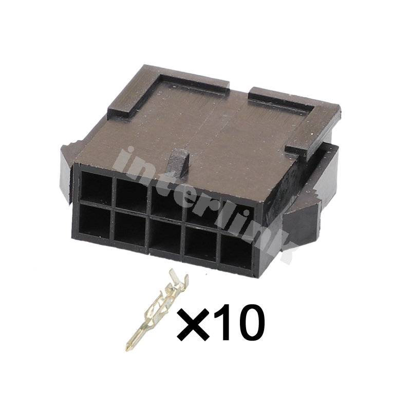 zásuvka Micro-Fit obal kolíkov 10P
