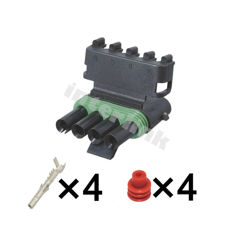 zástrčka Weather Pack obal dutiniek 4P