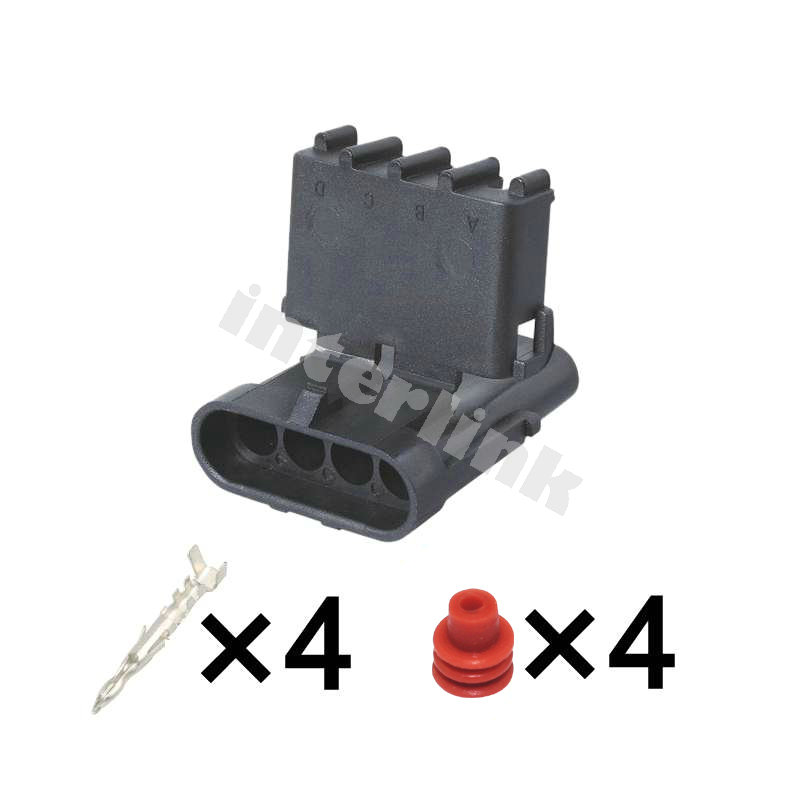 zásuvka Weather Pack obal kolíkov 4P