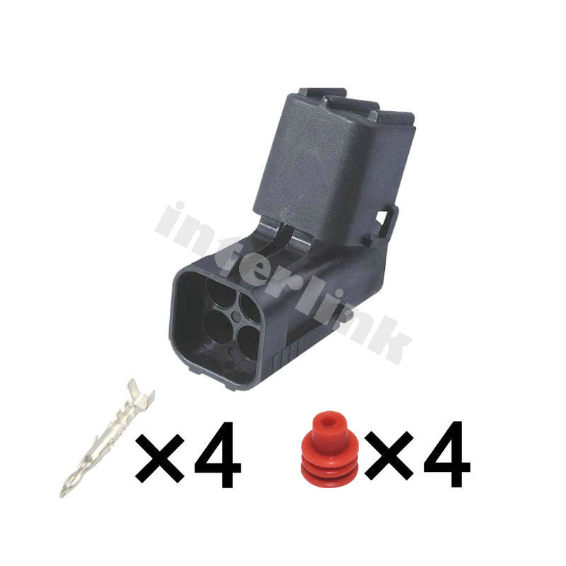 zásuvka Weather Pack obal kolíkov 4P 2x2