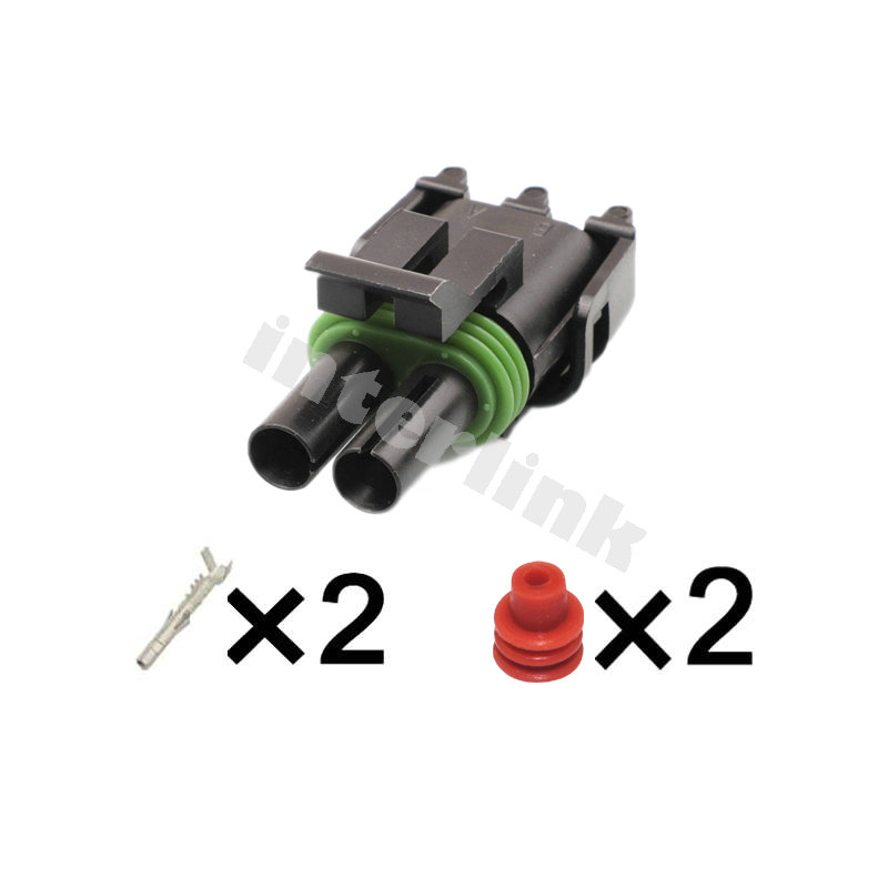 zástrčka Weather Pack obal dutiniek 2P