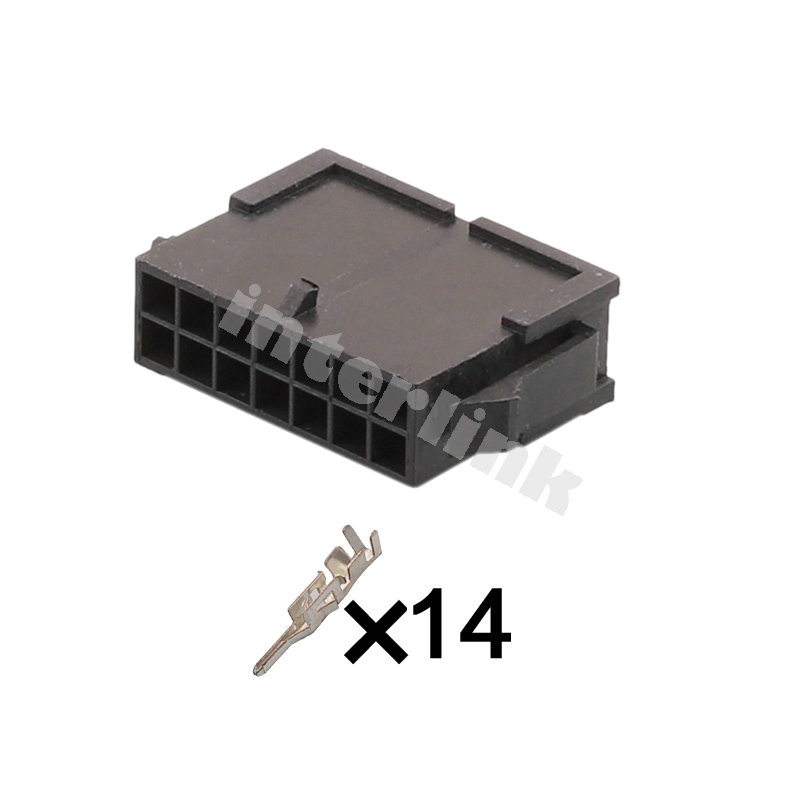 zásuvka Micro-Fit obal kolíkov 14P