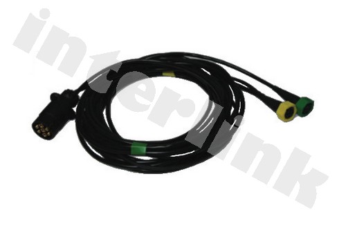 Elektroinštalácia 7PIN 10,5m 1x hmlovka + 2x pozičné 8,1m