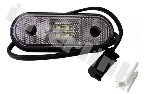 Svetlo obrysové LED - FT-20 - biele s rýchlospojkou