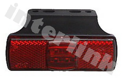 Svetlo obrysové LED - FT-17/K - červené s držiakom