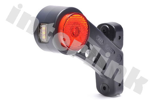 Svetlo obrysové LED - W77.4RR ľavé s bočnou pozičkou a odrazkami
