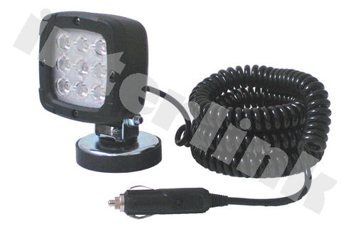 Reflektor pracovný LED s magnetom 9x LED 
