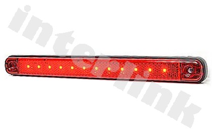 Svetlo obrysové LED - W115 červené