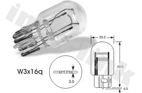 Žiarovka W21/5W 12V 21/5W