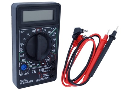 Digitálny multimeter s LCD, malý