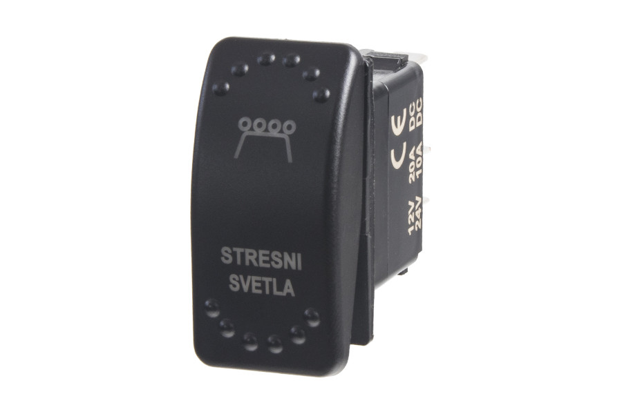 Spínač Rocker STREŠNÉ SVETLÁ 12/24V