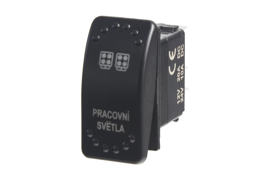 Spínač Rocker PRACOVNÉ SVETLÁ 12/24V
