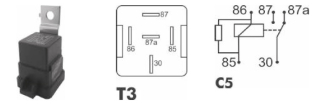 relé s lemom prepínacie s odporom 24V 10/20A vodotesné