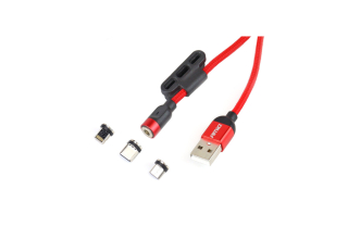 AMiO Multikábel USB Lightning/USB C/micro USB 100cm