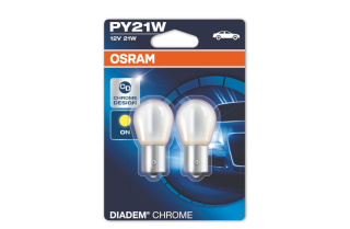 Žiarovka 12V 21W PY21W Diadem Chrome Osram amber