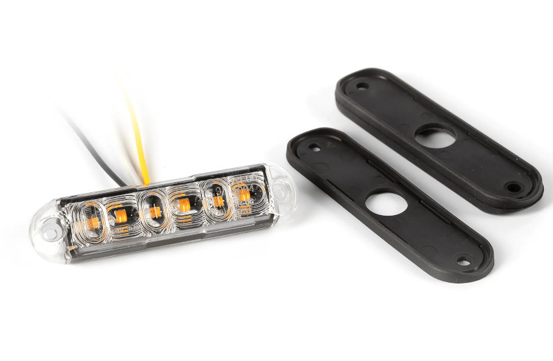 Výstražné osvetlenie smerové 6x LED oranžové