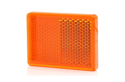 Odrazka 55x40mm oranžová samolepiaca